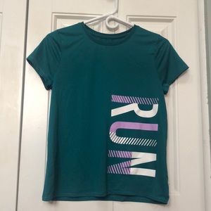 Girls green Tek Gear short sleeved shirt